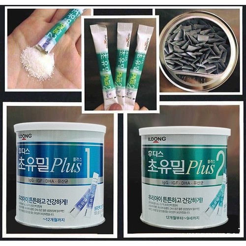 Sữa non ILDONG PLUS hàn quốc số 1, Hộp 100 gói*1gr
