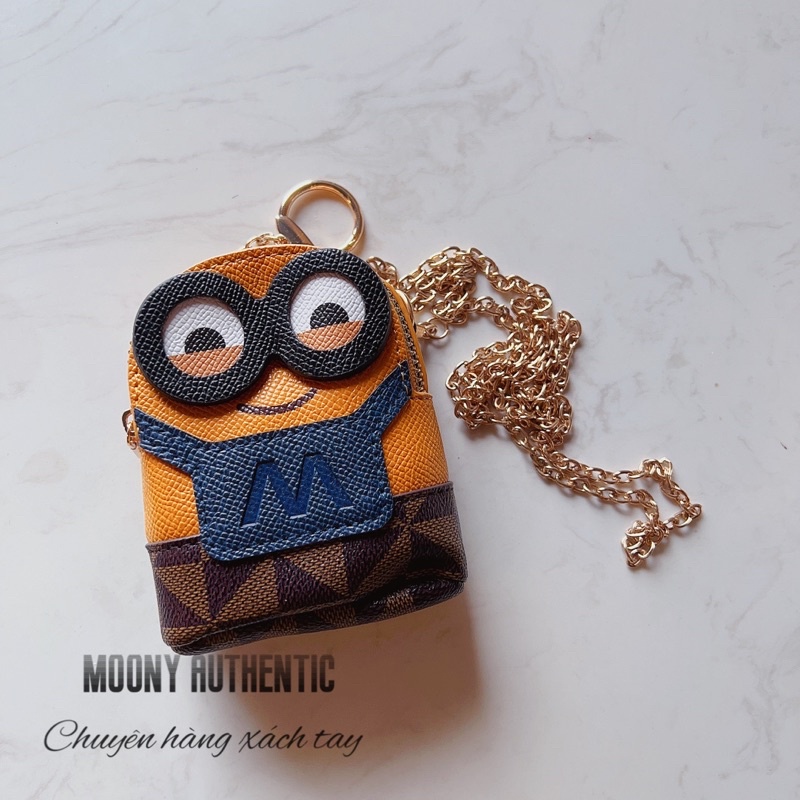 Móc khoá dạng túi đựng đồ xinh xinh ( minion , gấu panda , cú )