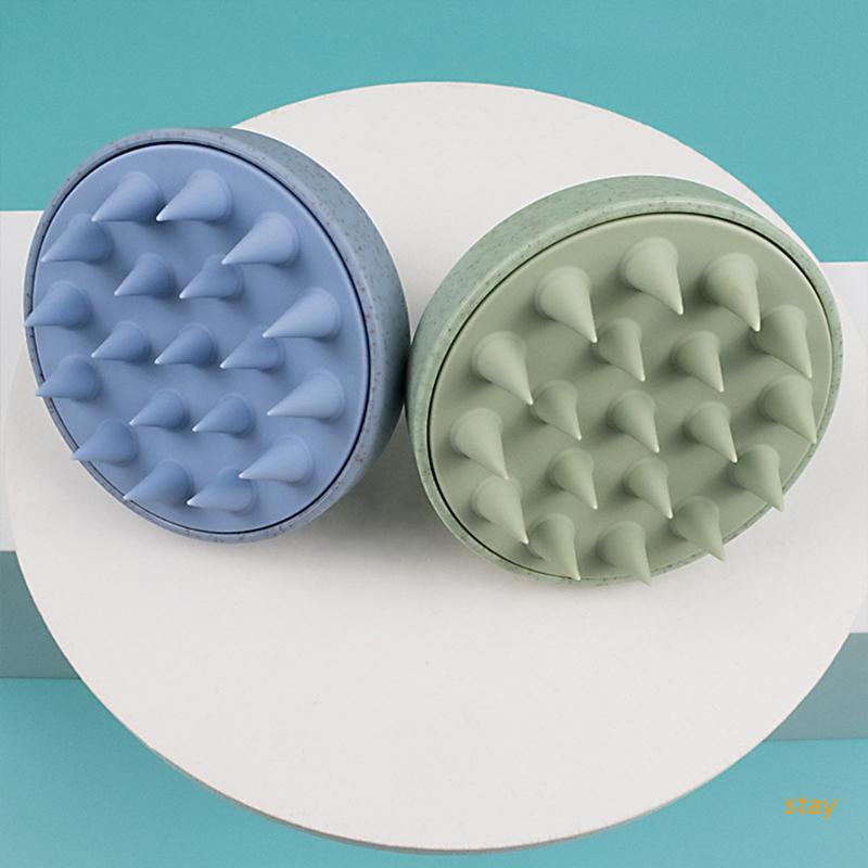 Bàn Chải Gội Đầu Mềm Mại Mát Xa Da Đầu Cho Tóc Khô Và Ướt