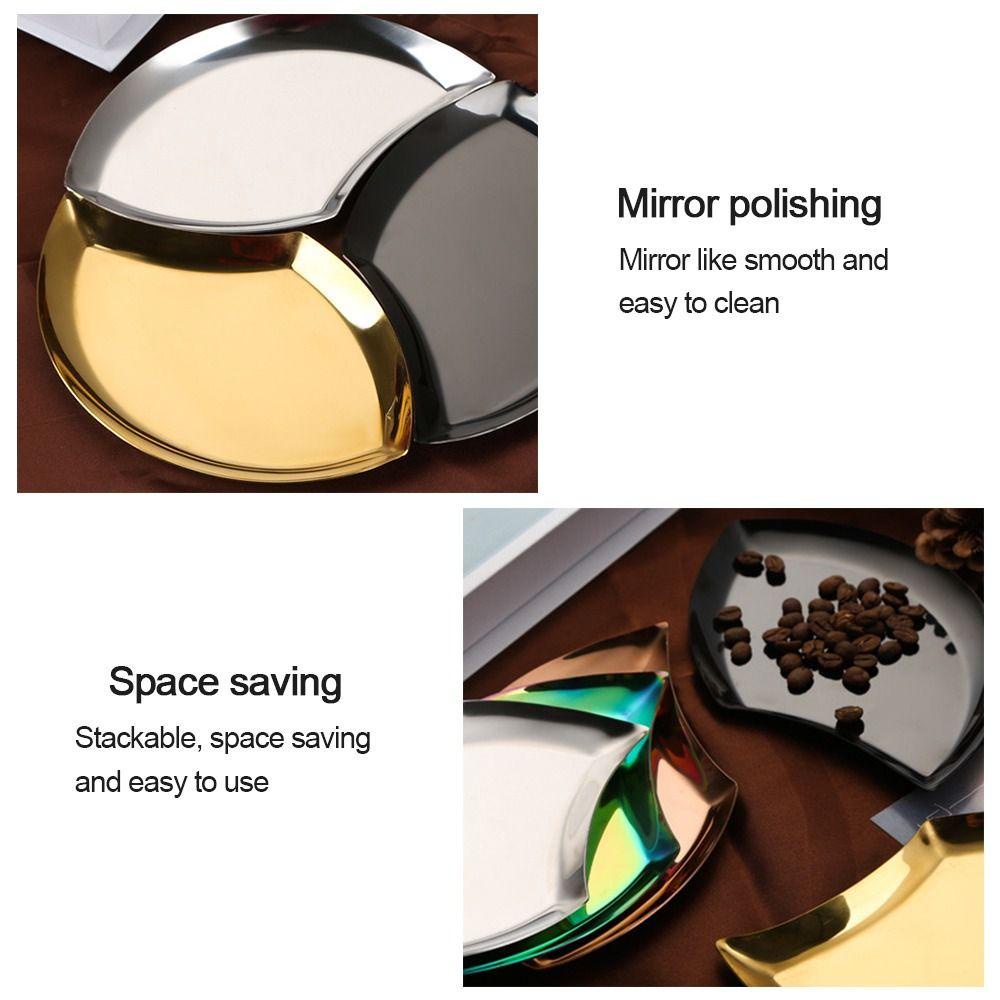 Khay Đựng Bánh Bằng Thép Không Gỉ Nhiều Màu Sắc