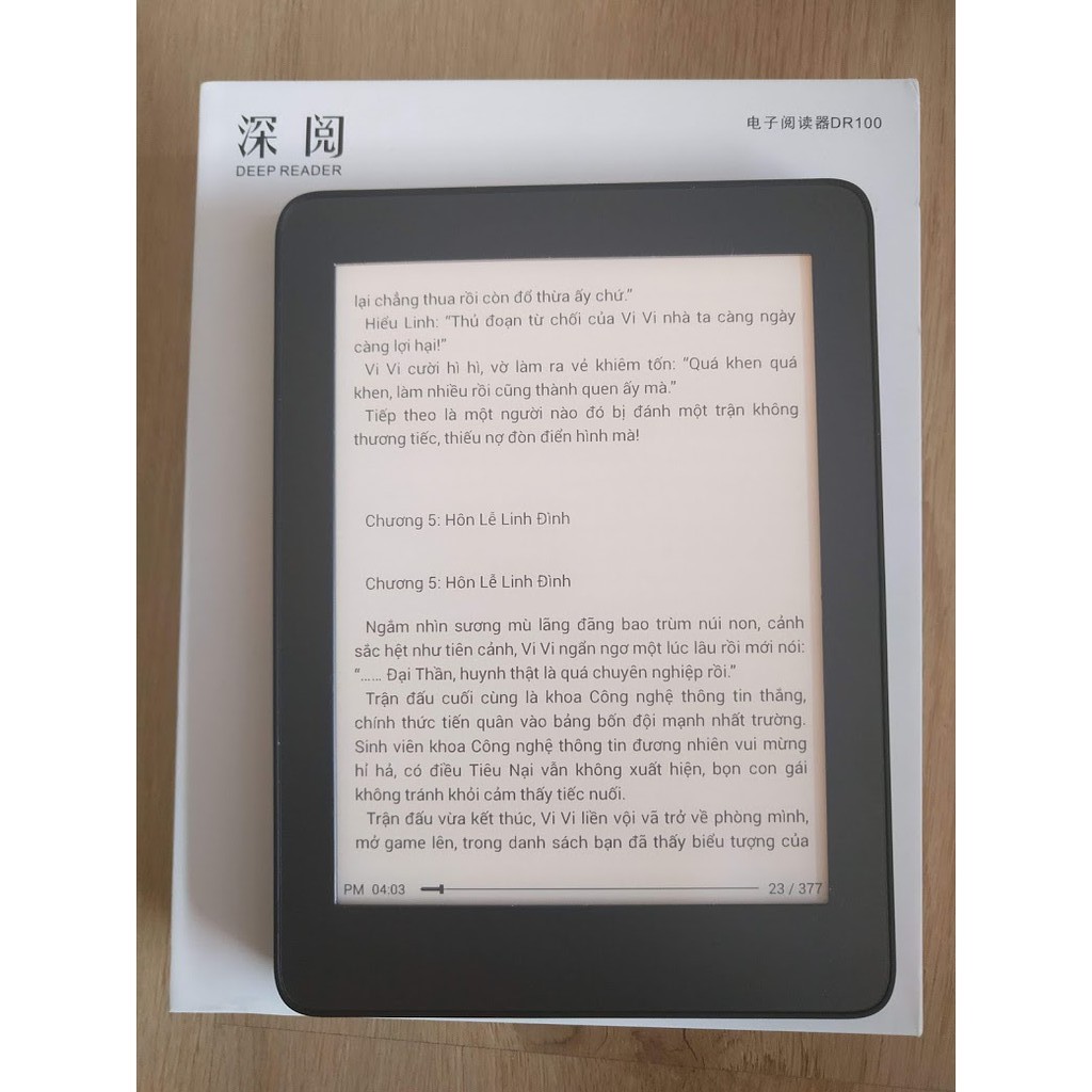 Máy đọc sách Deep Reader 6.8inch có đèn vàng, kèm bút ghi chú | BigBuy360 - bigbuy360.vn