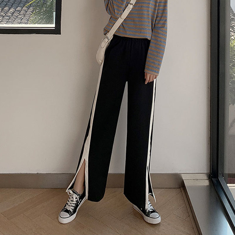 SUXI Quần Dài Xẻ Ống Thời Trang Dành Cho Nữ