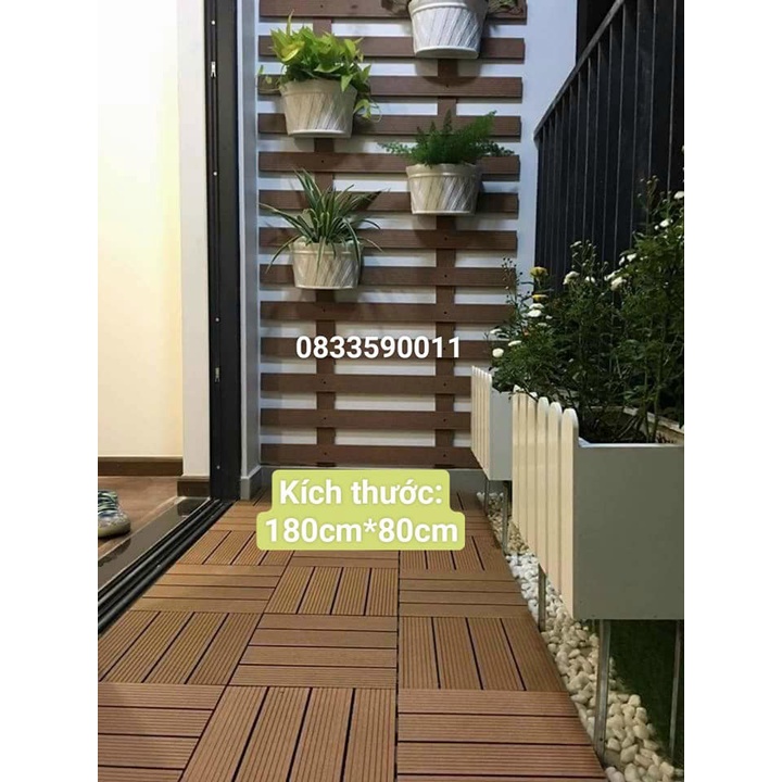 Thanh đa năng trang trí ban công composite dài 3 mét rộng 7cm dày 1.1cm. Vận chuyển cắt làm đôi.Nhận thi công