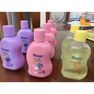 Combo10 lọ sữa tắm pureen 50ml 2in1