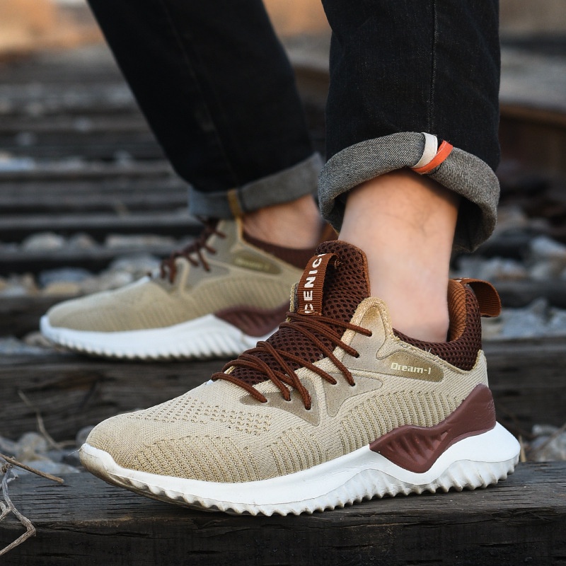 Giày bảo hộ lao động mũi thép siêu nhẹ khử mùi thoáng khí khử mùi chống mòn