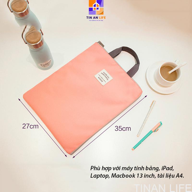 Túi Xách Đựng Laptop, Macbook 13 Inch, Đựng Tài Liệu Học Tập Văn Phòng A4, Đựng iPad