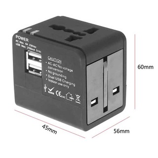Ổ Cắm Điện Đa Năng có 2 cổng USB 2.1A