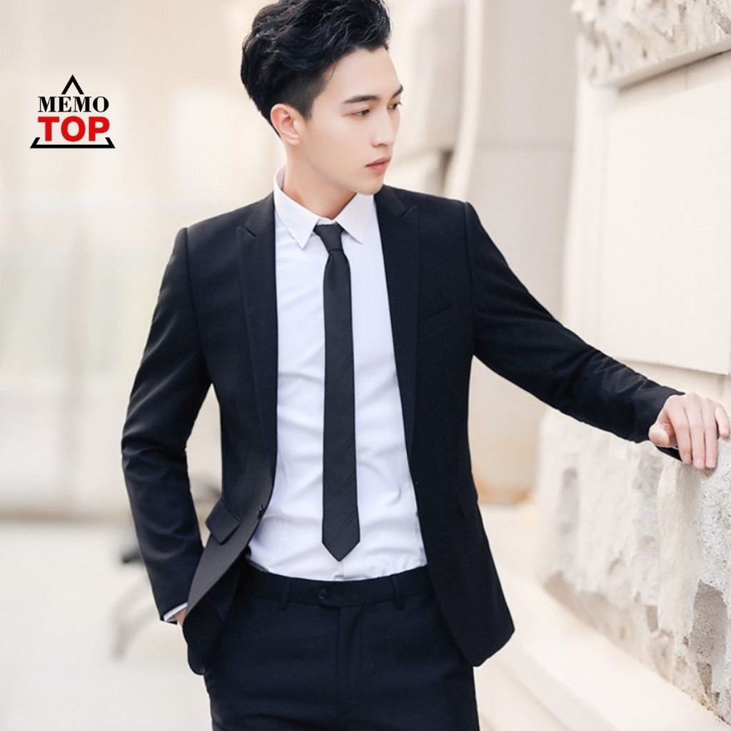 Cà vạt nam nữ đen đỏ kỷ yếu học sinh bản nhỏ 5cm lụa cao cấp hàn quốc, cravat nam ...