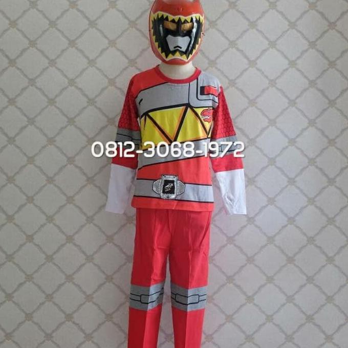 Trang phục hóa trang siêu anh hùng Power Rangers Dino Charge 5-8 Yrs - Size 10