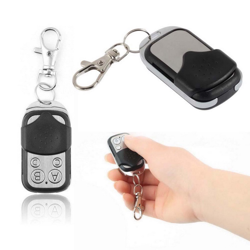 Set 2 Chìa Khóa Điều Khiển Từ Xa Không Dây 4 Kênh 433.92mhz Cho Gara Xe Hơi