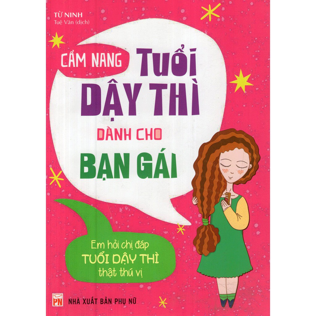 Sách: Cẩm Nang Tuổi Dậy Thì Dành Cho Ban Gái Tặng Kèm Bookmath