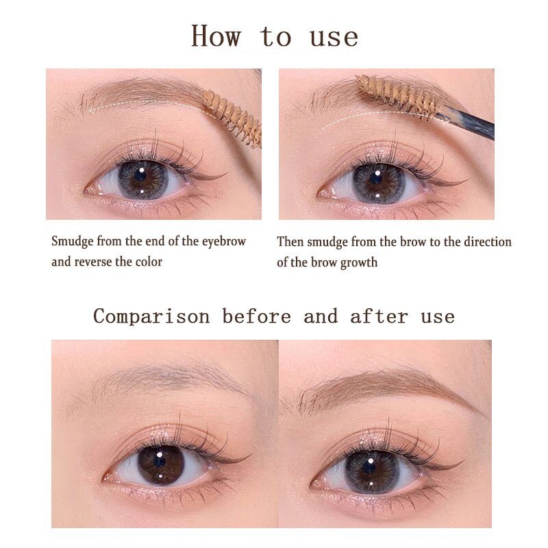 Kem Nhuộm Lông Mày Dạng Lỏng Lâu Trôi Chống Thấm Nước Màu Nâu Tự Nhiên