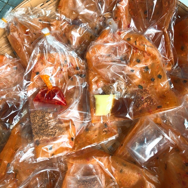 Bánh tráng dẻo tôm bơ me,bánh tráng dẻo tôm sate siêu ngon,tongkhominhnguyen