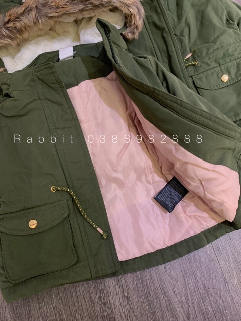 Parka xanh rêu