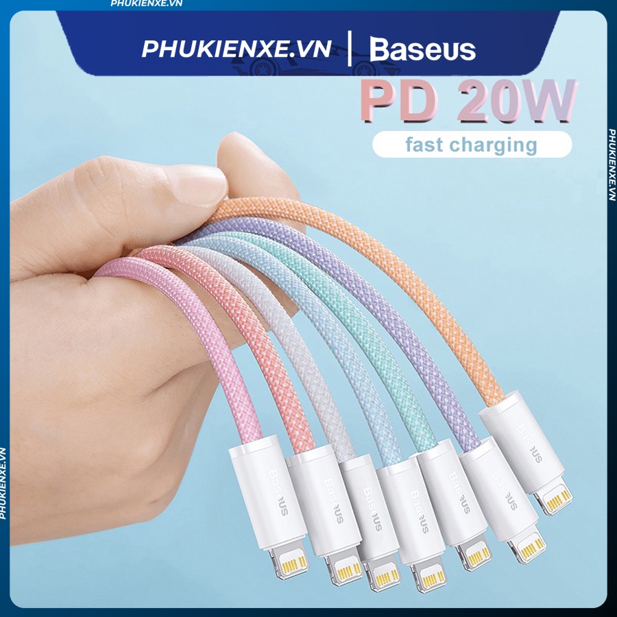 Cáp Sạc Baseus USB C PD20W Cáp USB C Hỗ Trợ Sạc Nhanh PD 20W - Hàng Chính Hãng.