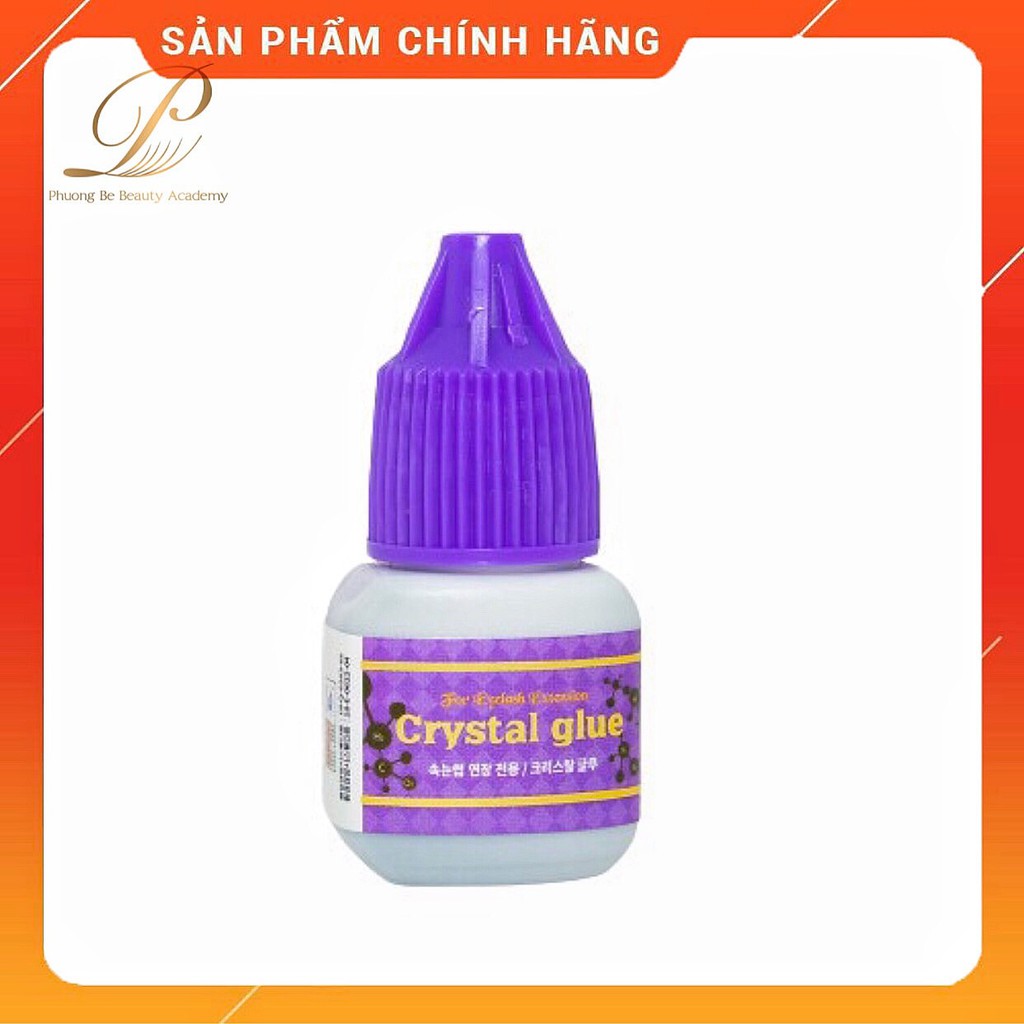 Keo nối mi không cay siêu bền kháng nước Crytal nhập khẩu chính hãng Hàn Quốc 5ml