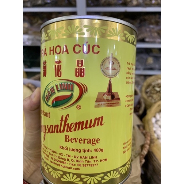 trà hoa cúc Hán Linh, thanh lọc gan lợi sữa tốt cho sức khoẻ
