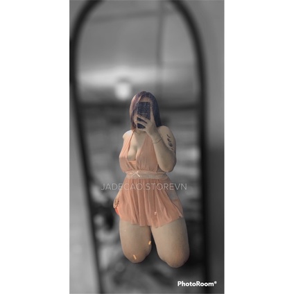 VÁY NGỦ CỔ YẾM HỞ LƯNG BIG SIZE