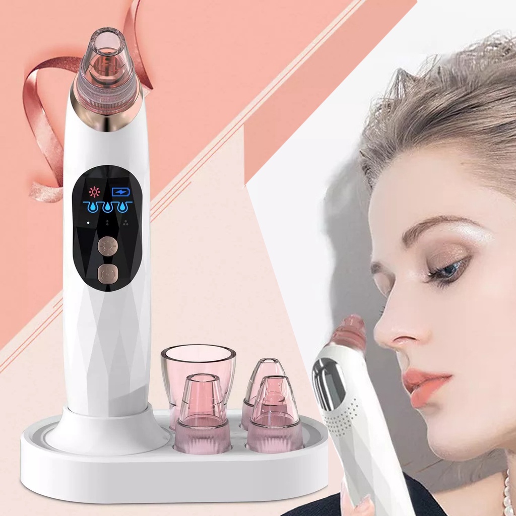 Máy hút mụn đầu đen  chính hãng - dụng cụ làm sạch lỗ chân lông giúp hút mụn cám, mụn đầu đen
