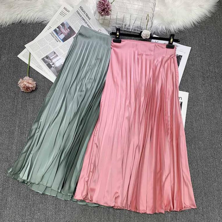 😍 🌸 🍀 9.9 Chân váy Zara màu xanh ngọc mẫu 2020 (Pleated Skirt) .. Đẹp .