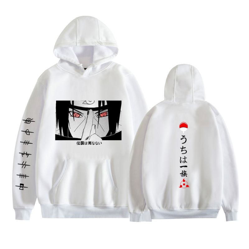 [ NHIỀU MÀU] Áo Hoodie Dài Tay Naruto, Itachi Uchiha Nam Nữ Đủ Size