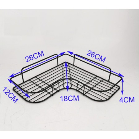 Kệ Sắt Để Đồ Phòng Tắm/ Nhà Bếp Dán Tường Siêu Tiện Dụng