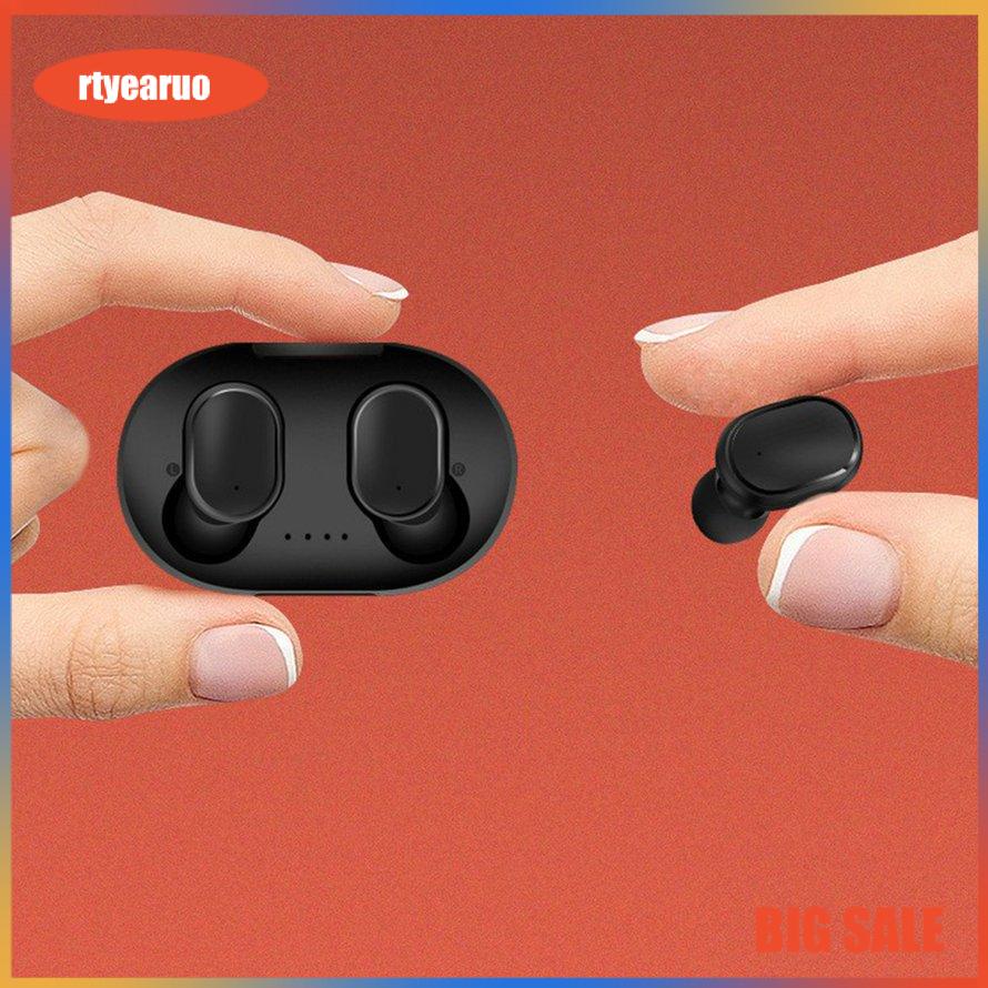 Stereo Earbud Headphones In-ear Earphones Wireless Earphones With Charging Box