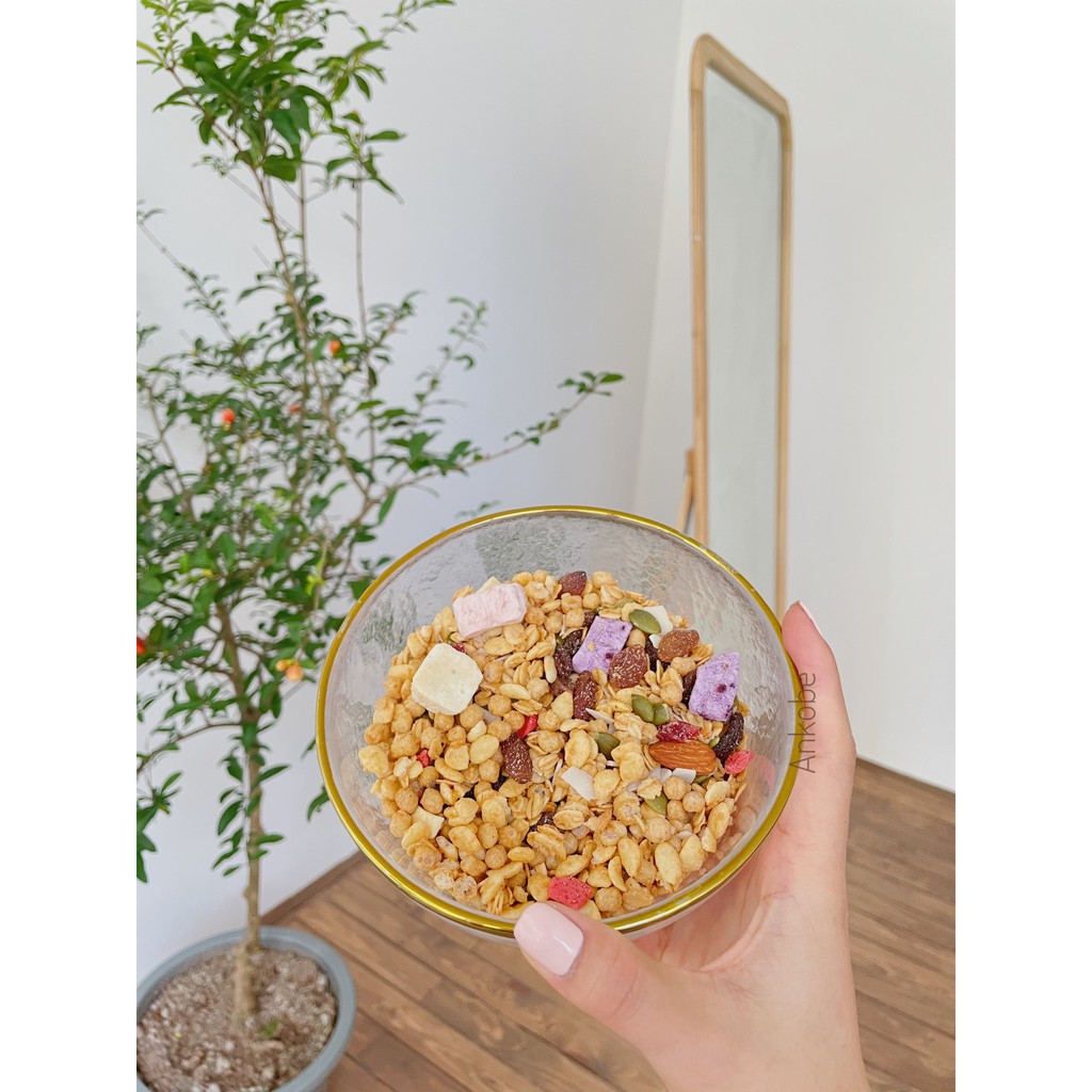 Ngũ cốc hoa quả sấy giòn OCAK Tiêu Chiến, oatmeal ăn sáng nhiều dinh dưỡng, hỗ trợ giảm cân, ăn kiêng Ankobe | BigBuy360 - bigbuy360.vn