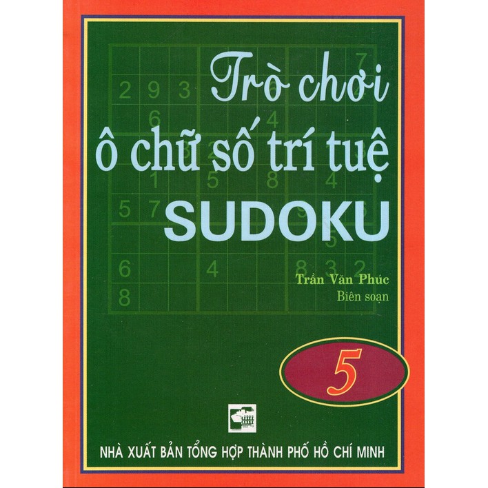 Sách - Combo trò chơi ô chữ số trí tuệ Sudoku - Tập 2-5 (4 cuốn)