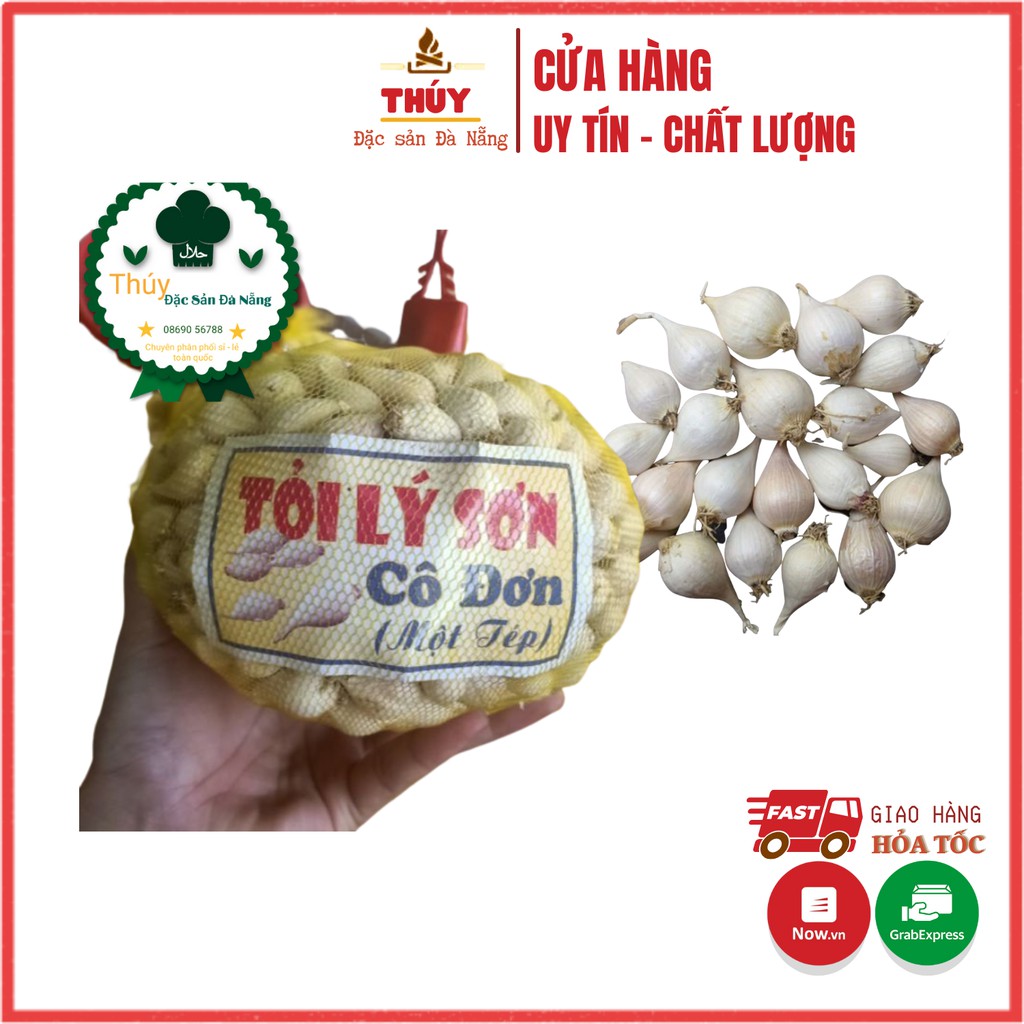 Tỏi cô đơn Lý Sơn chính gốc  túi 500gr