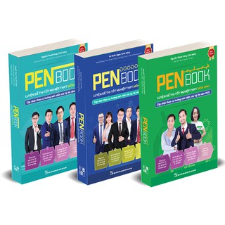 Combo PENBOOK Luyện Đề Thi THPT Quốc Gia Môn Toán + Hóa + Sinh
