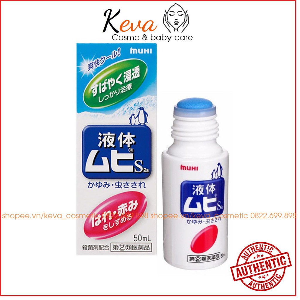 Lăn Salonpas Hisamitsu 85ml lăn xoa bóp giảm đau hàng Nhật nội địa - Keva