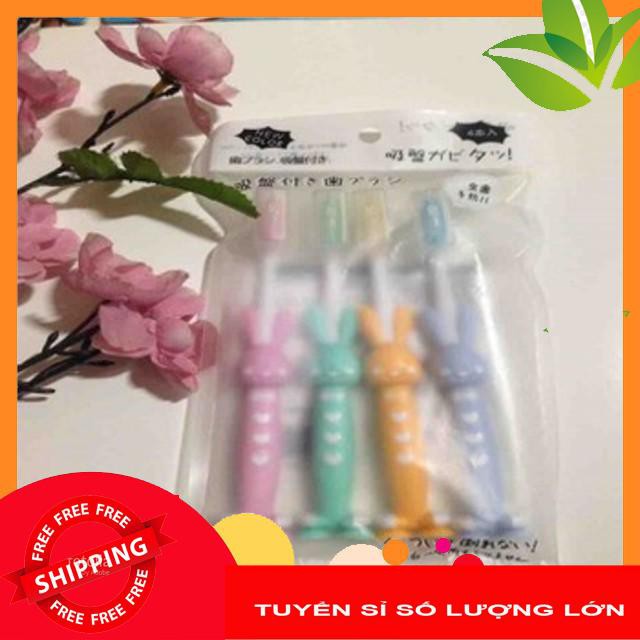 Sét 4 bàn chải đánh răng cho bé