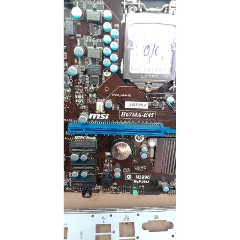 Main H67MA_E45 Msi 4 khe ram socket 1155