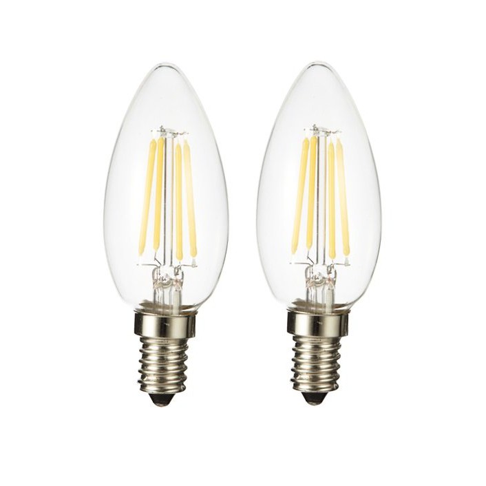 Bóng Đèn LED Edison C35 Ánh Sáng Vàng Hình Quả Nhót đui e14 đui e27