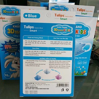 Khẩu trang em bé 3D (hộp 10cái)