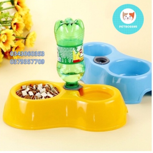 BÁT ĐÔI CẤP NƯỚC TỰ ĐỘNG, ĐỂ THỨC ĂN CHO THÚ CƯNG NHỎ (Không kèm bình)