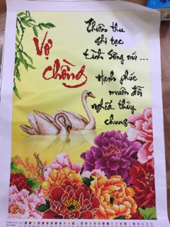 Tranh đính đá thành phẩm