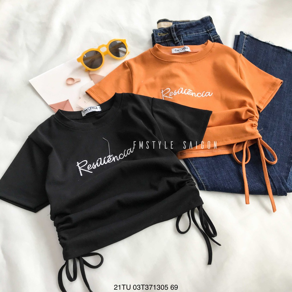 Áo thun tay ngắn VM STYLE rút hai bên in HOPE ulzzang 22ATU03T373101 | BigBuy360 - bigbuy360.vn