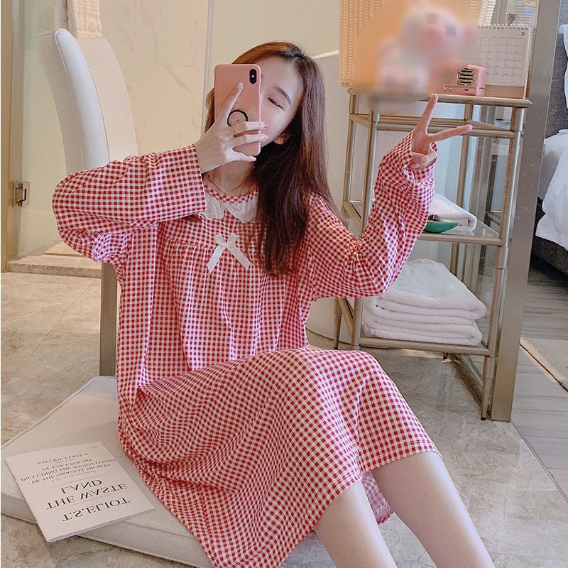 đồ ngủ Sọc Ca Rô Xinh Xắn Cho Nữ