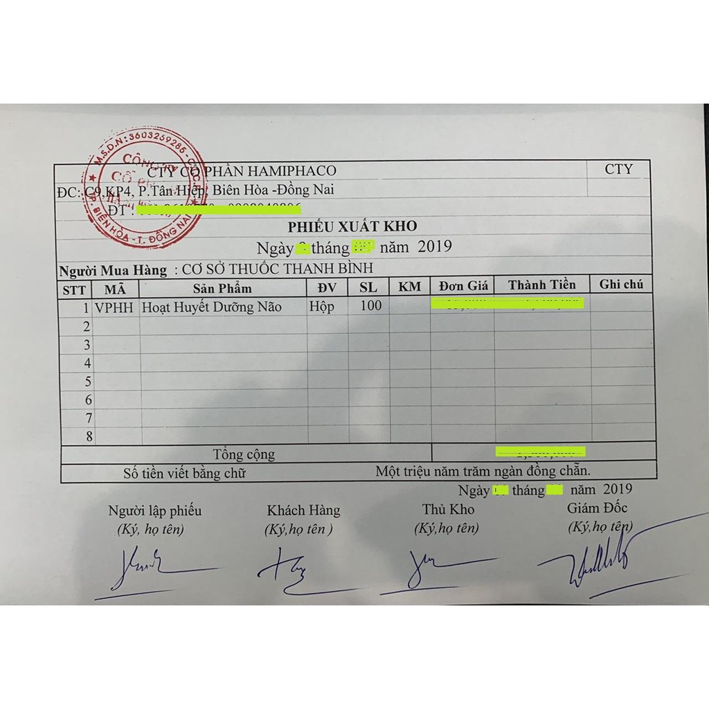 Combo 5 hộp hoạt huyết dưỡng não chính hãng vinaphar - 500 viên | BigBuy360 - bigbuy360.vn