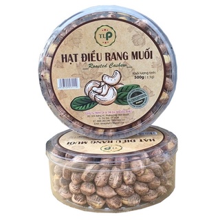 Hạt điều nguyên rang muối Bình Phước to ngon hộp 500G