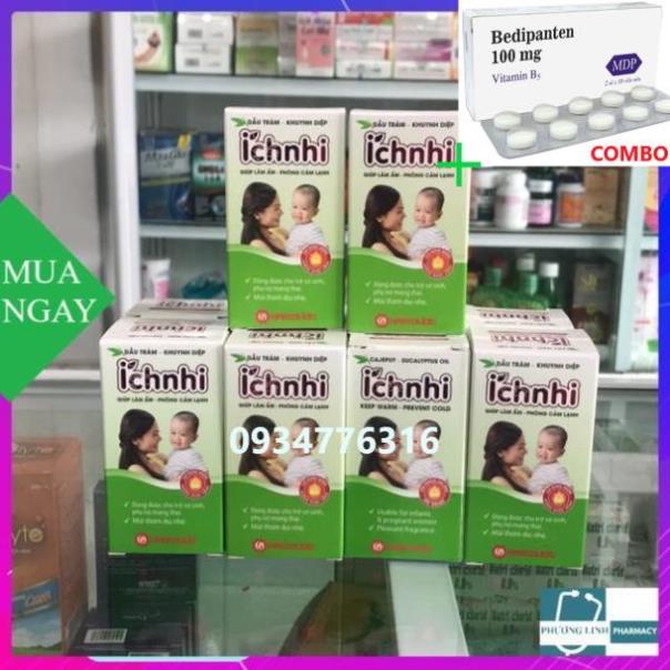 Combo Bedipanten 100mg +  DẦU TRÀM ÍCH NHI - NAM DƯỢC