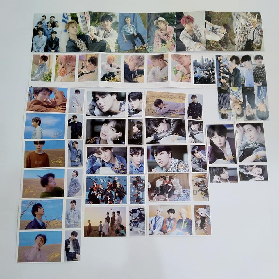 [19 Món, Có Sticker Dán Đt, Laptop] Combo Photo album Love Yourself: Answer (2 Bìa Tùy Chọn)