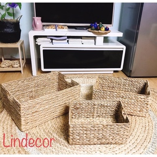Giỏ đựng đồ lục bình chữ nhật