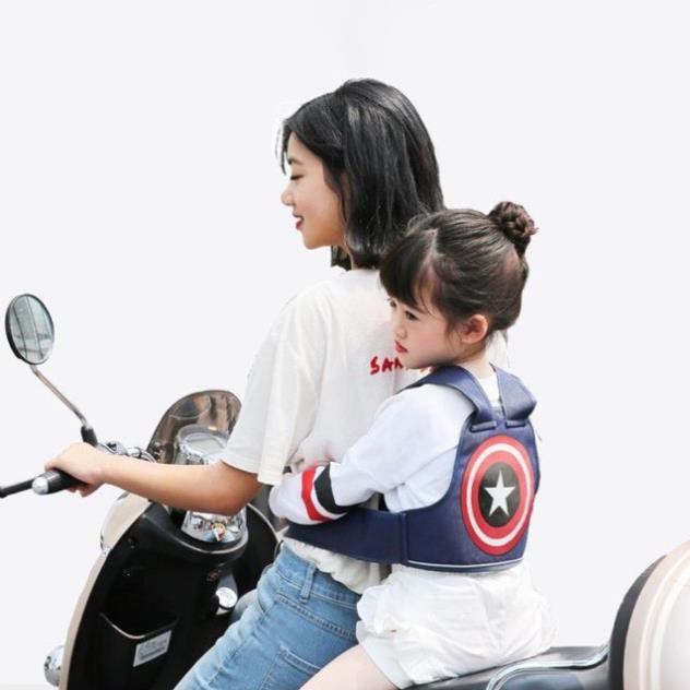 Đai xe máy an toàn cho bé chất lượng cao, dày dặn (Có thể ngồi trước và sau)