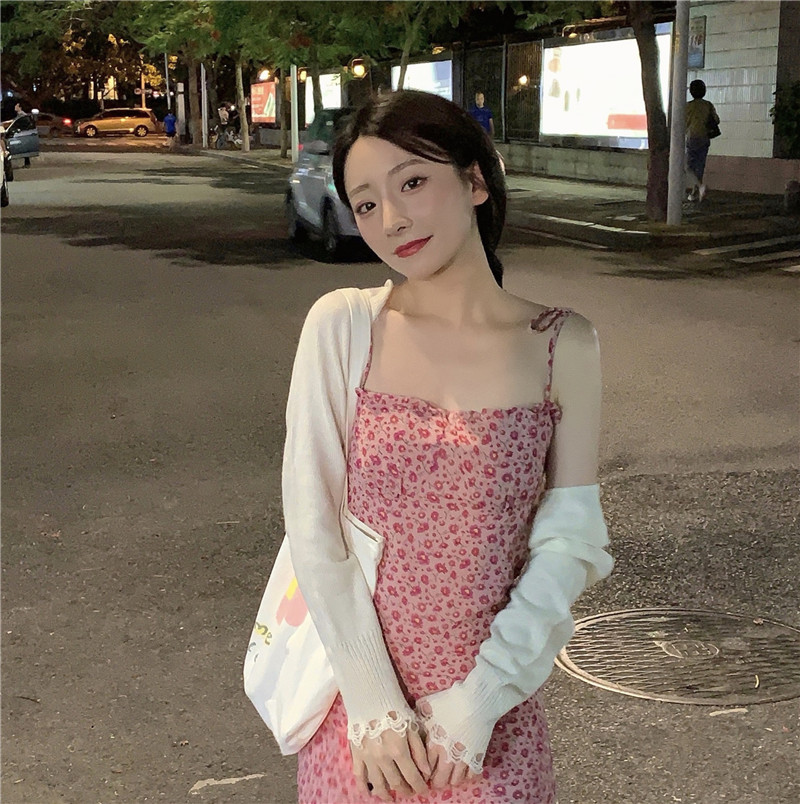 Đầm Hoa Tay Dài Thời Trang Dành Cho Nữ | BigBuy360 - bigbuy360.vn