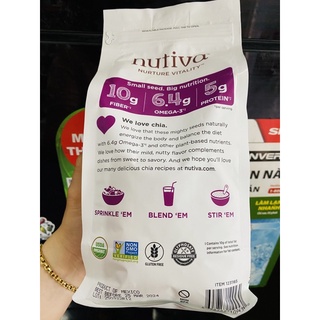 [Date 2024]-Hạt chia Mỹ Nutiva 1,36kg