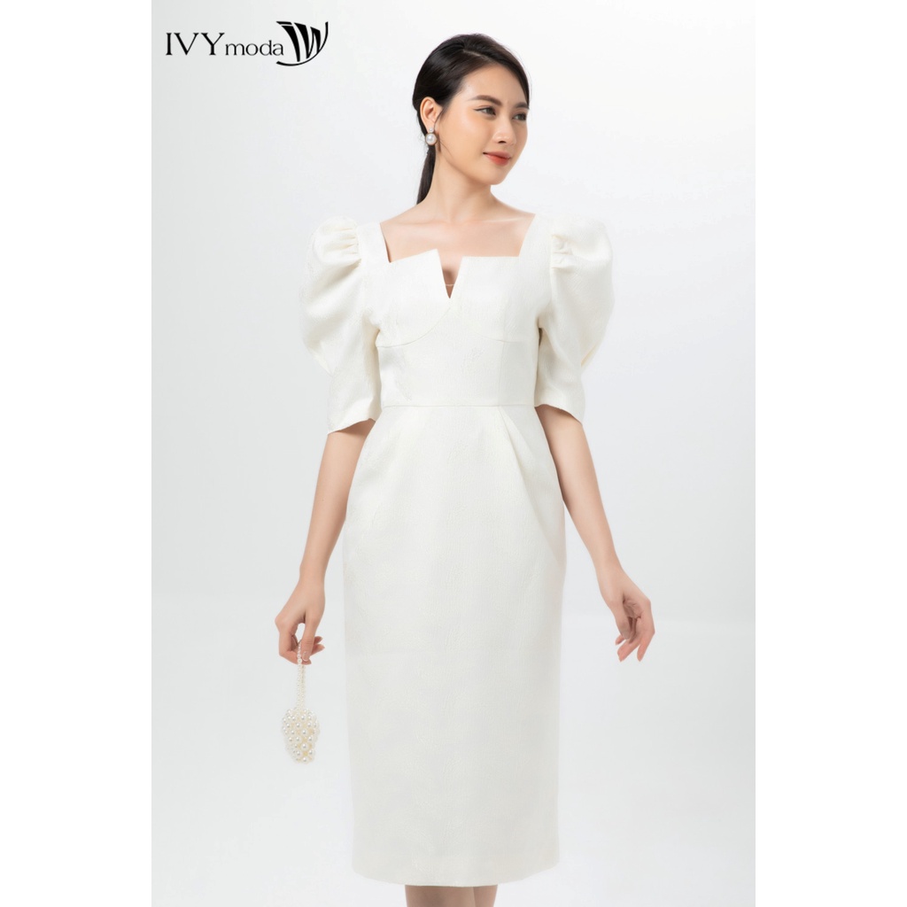 Đầm tay phồng Tapta IVY moda MS 48M7181