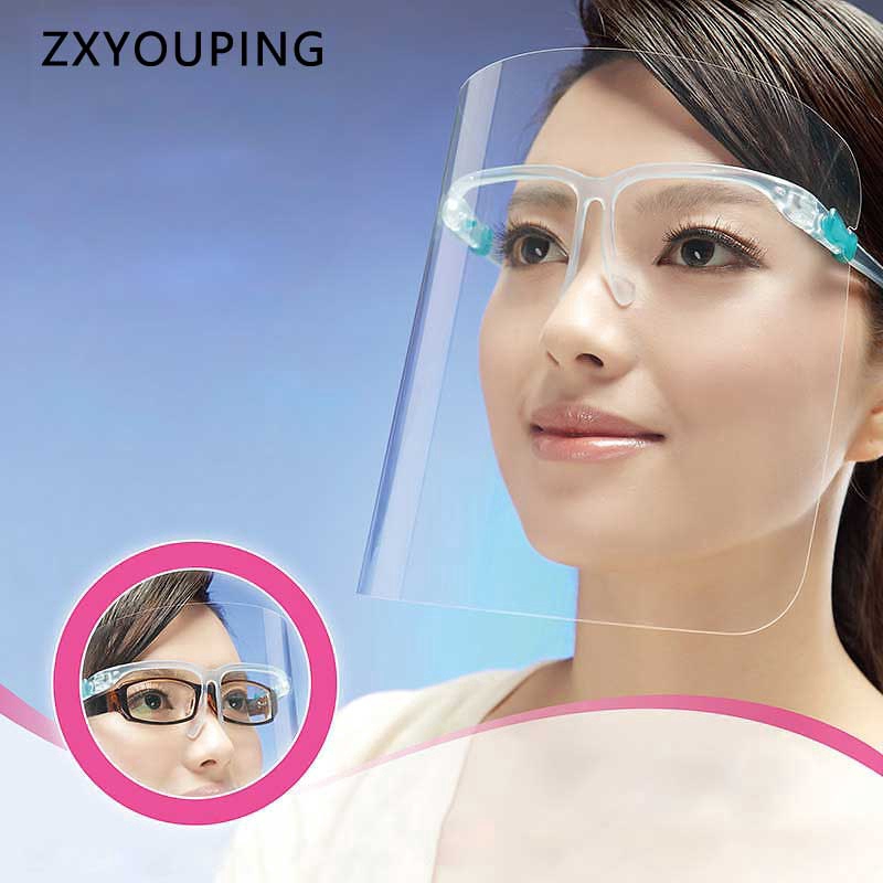 (Hàng Mới Về) Bộ Kính + Mặt Nạ Đeo Mắt Hai Trong Một Bằng Nhựa Chống Sương Mù